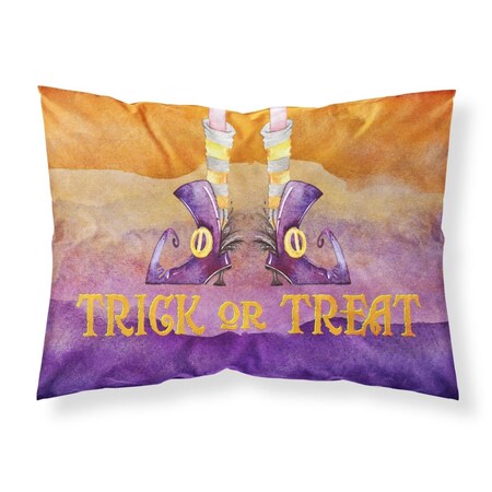Carolines Treasures Halloween Trick Witches Feet Fabric Standard Pillowcase BB7460PILLOWCASE